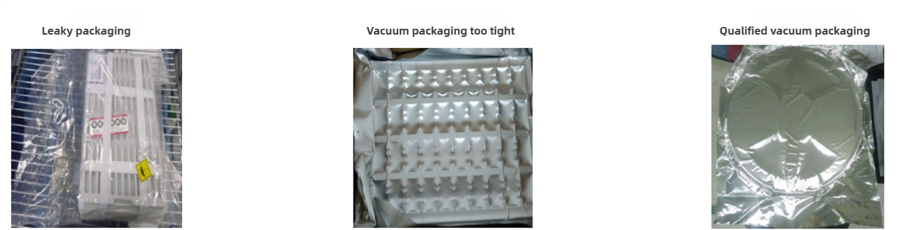 Confirm the packaging bag
