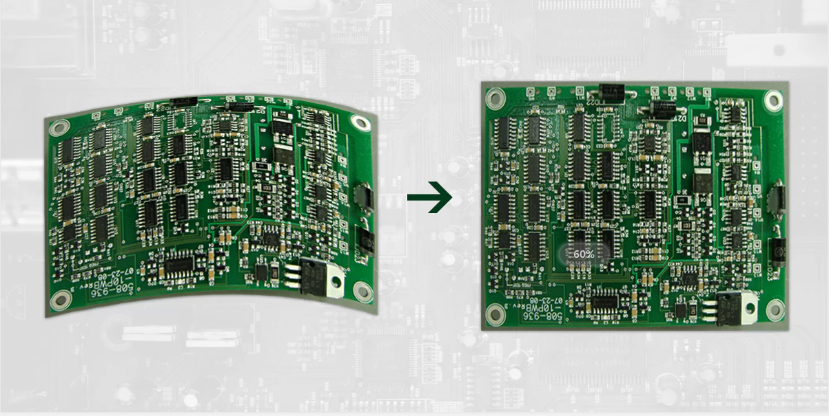 PCB deformation