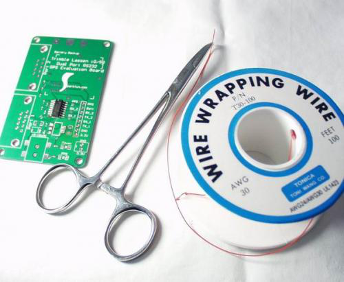 a 30AWG wire wrap | PCB pad