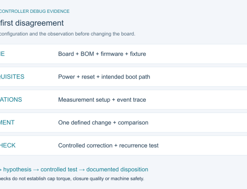 Capping Controller PCB Debug: Isolate Faults Before Pilot Builds