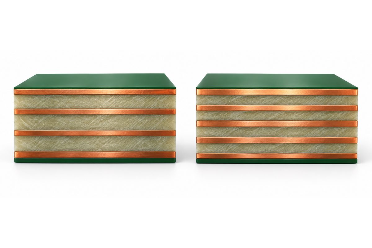 Conceptual comparison of multilayer PCB stackups with similar overall thickness and different dielectric spacing